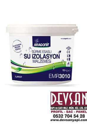 Aragonit Sürme Esaslı Su İzolasyon Elastomerik 15Kg