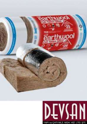 Knauf Earthwool Çatı Şiltesi Folyolu 8cm